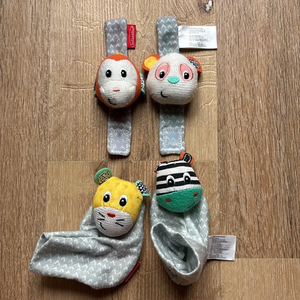 Infantino Animal Friends Rattle Set - Picture 8 of 12